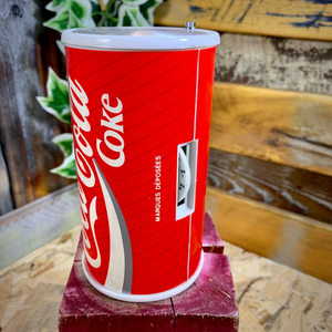Radio AM/FM publicitaire Coca Cola can vintage en forme de cannette