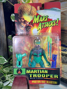Figurine Martian Trooper du  film Mars Attacks ! 1996.