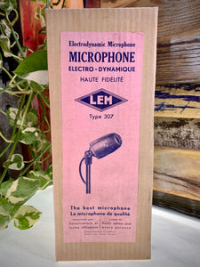 Microphone LEM type 307 des années 50.