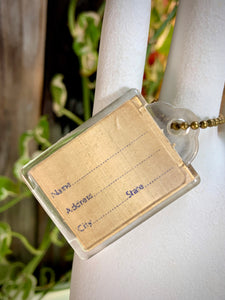 Porte clés américain, photo de Bettie Page.