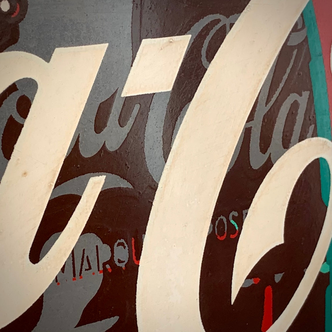 Plaque publicitaire Coca-Cola. Années 50/60. NEUHAUS-Bagneux.
