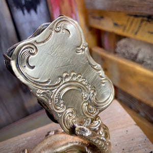 Lezard réaliste en bronze. Présentoir à boite d'allumette. 19ème siècle.