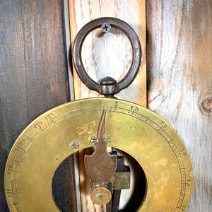 Peson circulaire a ressort en C. Capacité 175 Kg. 19eme siècle.