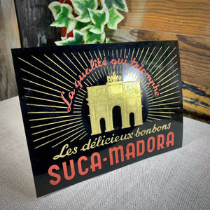 Présentoir publicitaire pour les délicieux bonbons Suca - Madora